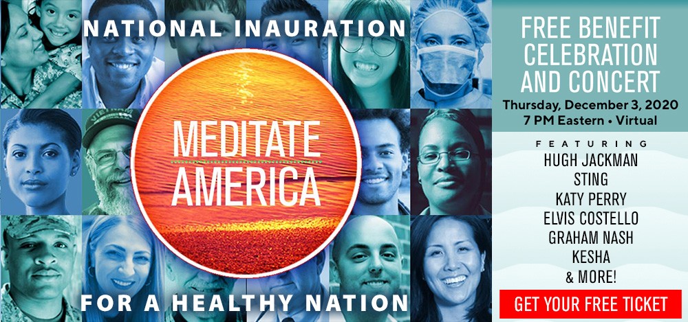 Enjoy the Meditate America Celebration Replay